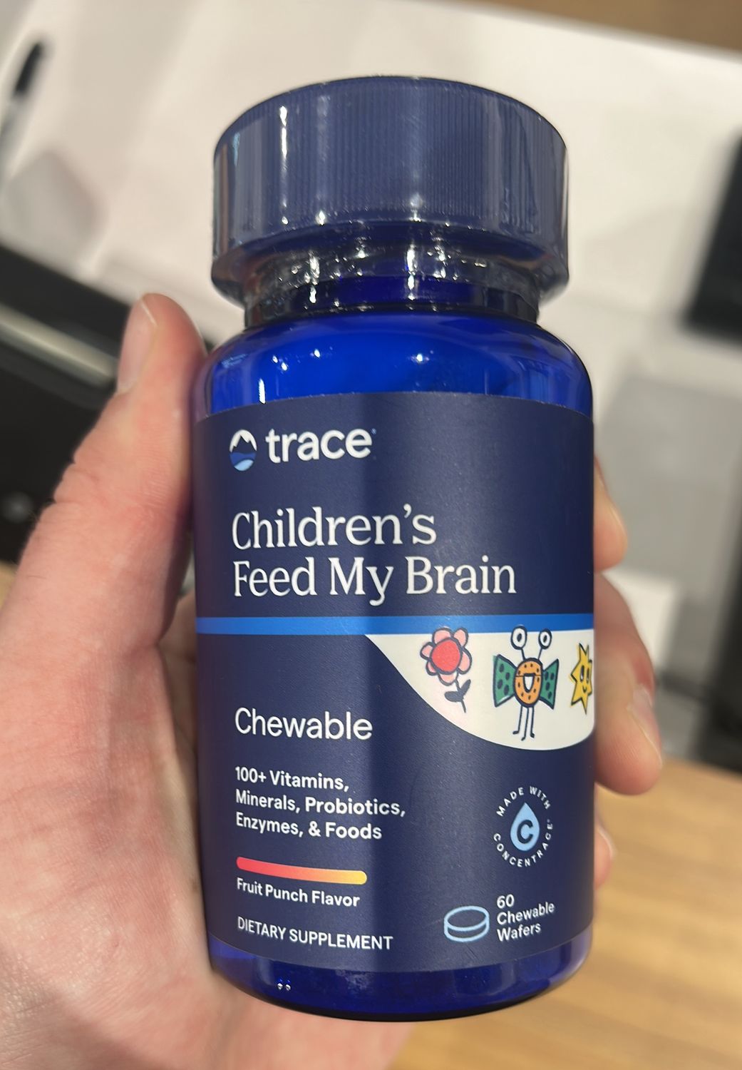 Trace Children’s Feed My Brain chewable fruit punch