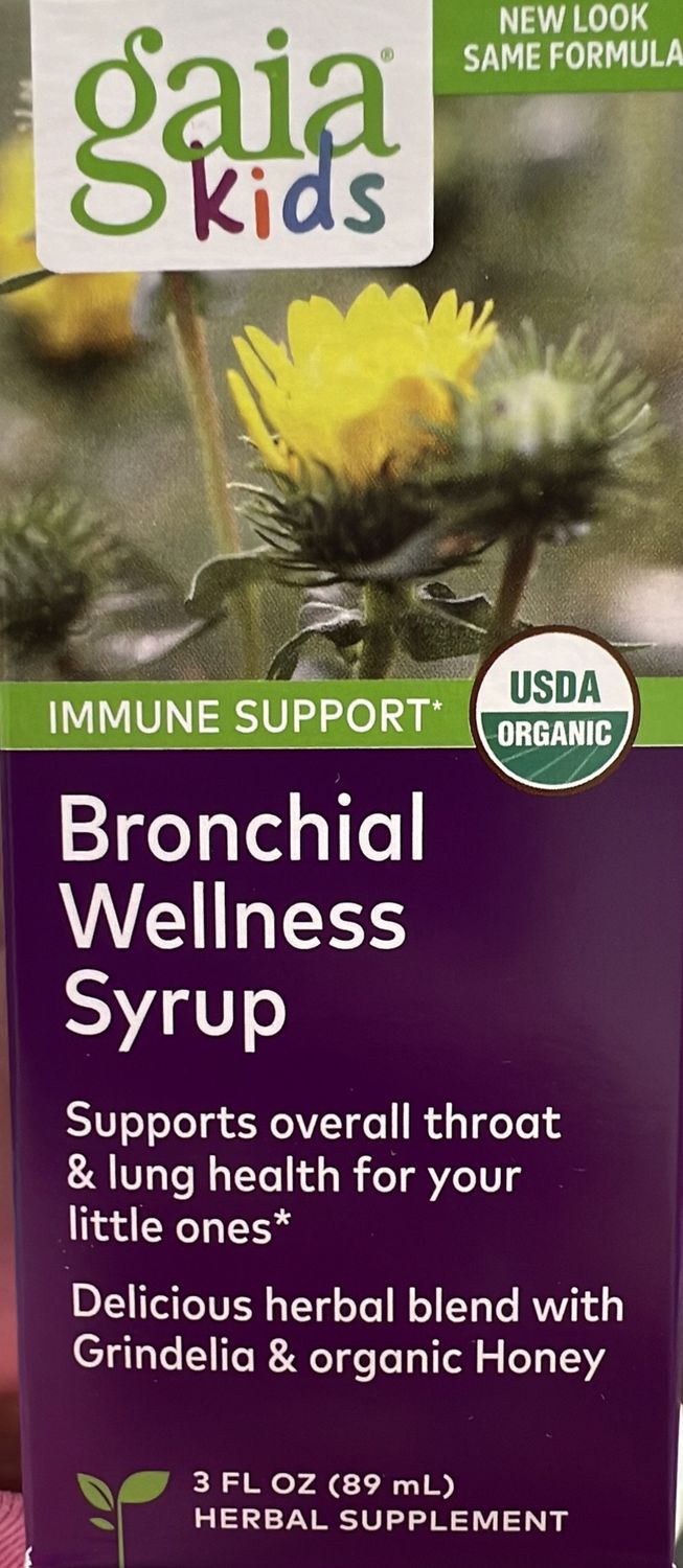 Gaia kids bronchial wellness syrup