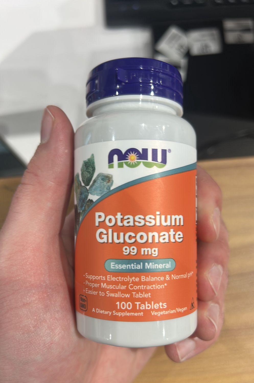 NOW Potassium Gluconate 99mg