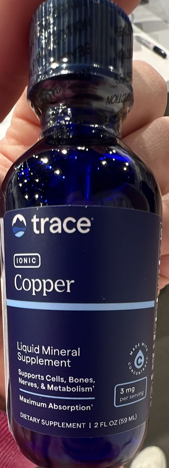 Trace minerals ionic liquid copper