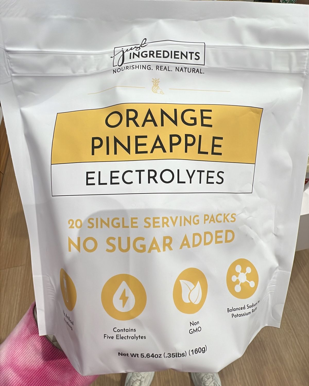 Just ingredients orange mango electrolytes