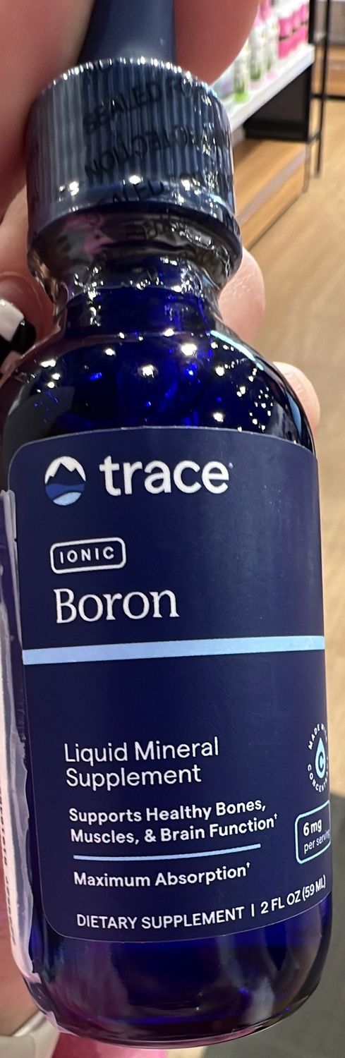 Trace minerals liquid boron