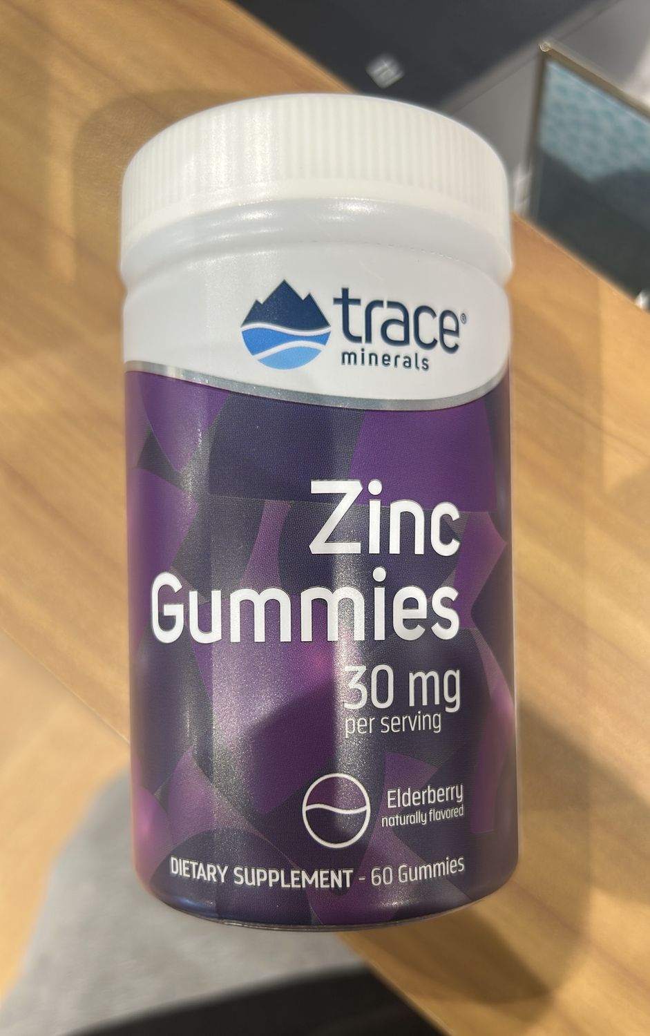 Trace Zinc gummies 30mg