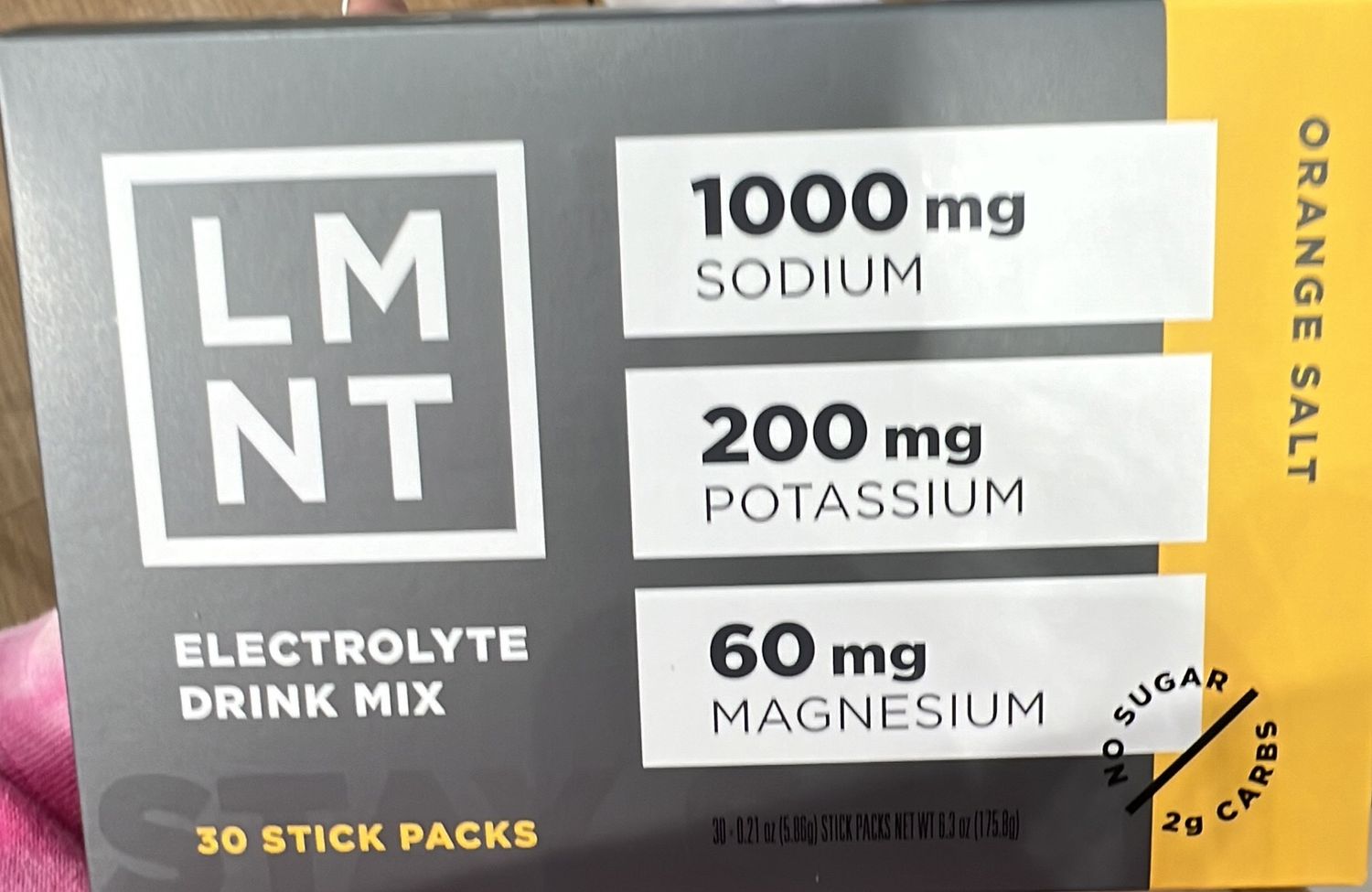 LMNT orange salt pack