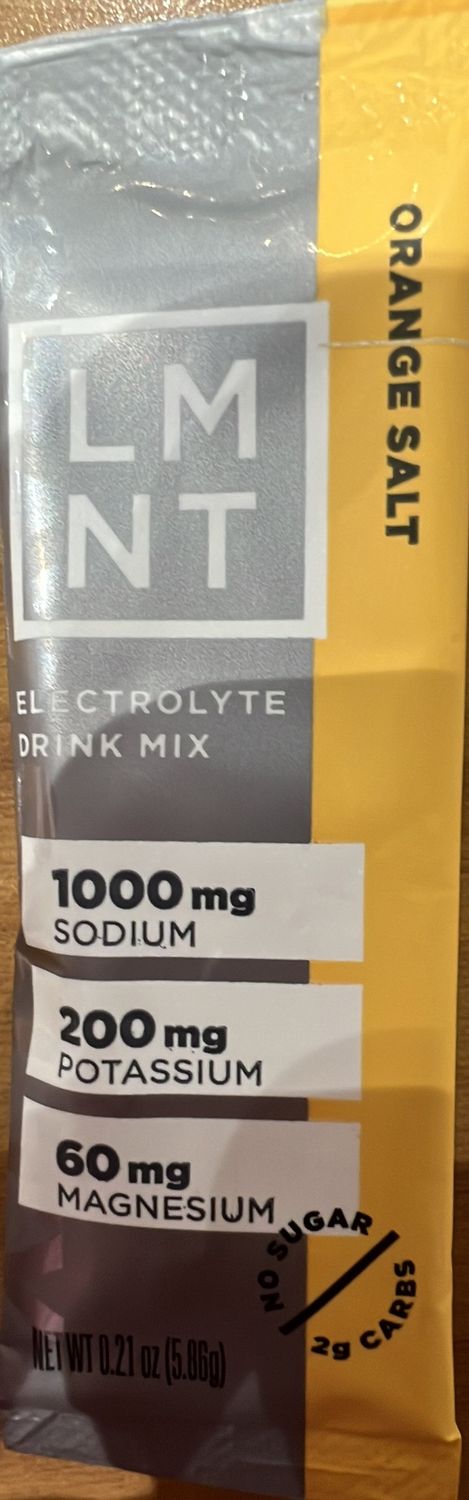 LMNT orange salt single stick