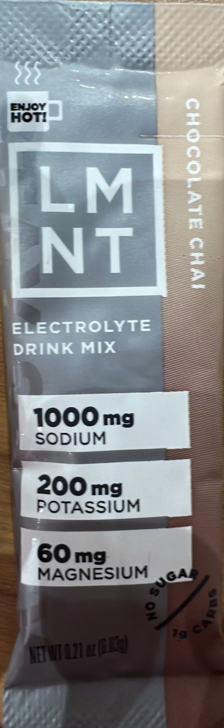 LMNT chocolate chai single stick