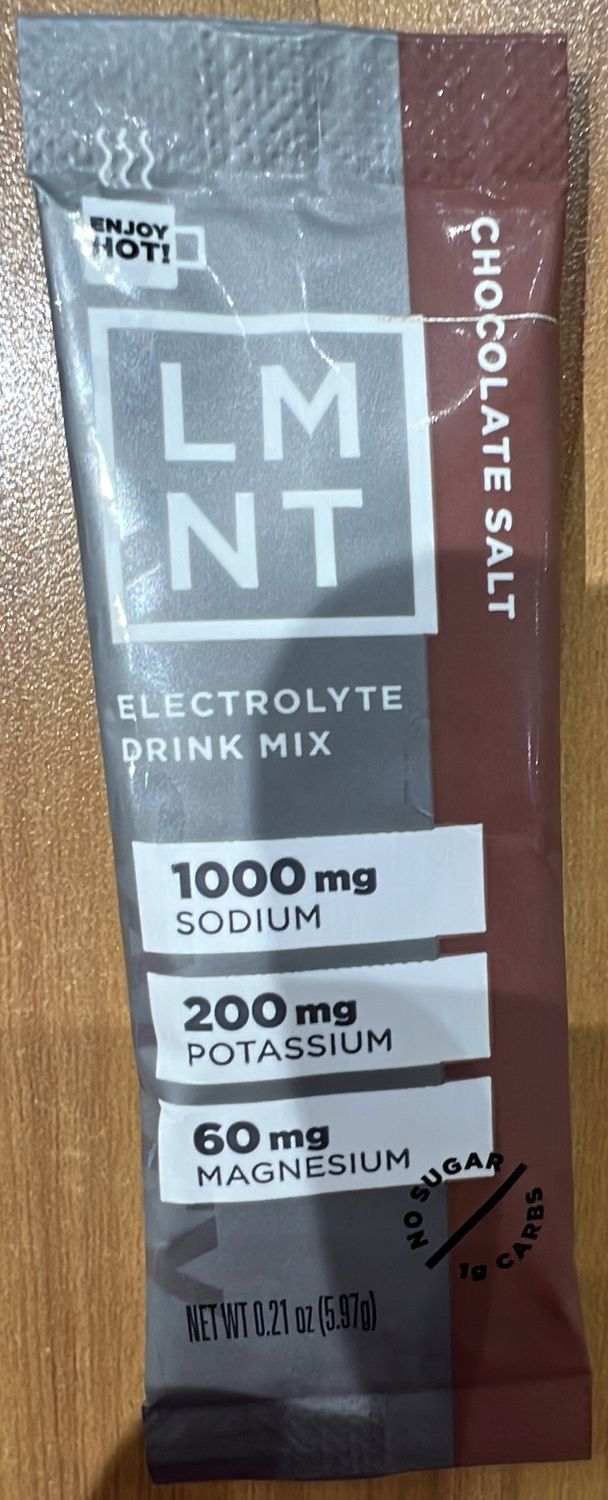 LMNT single serving chocolate salt 