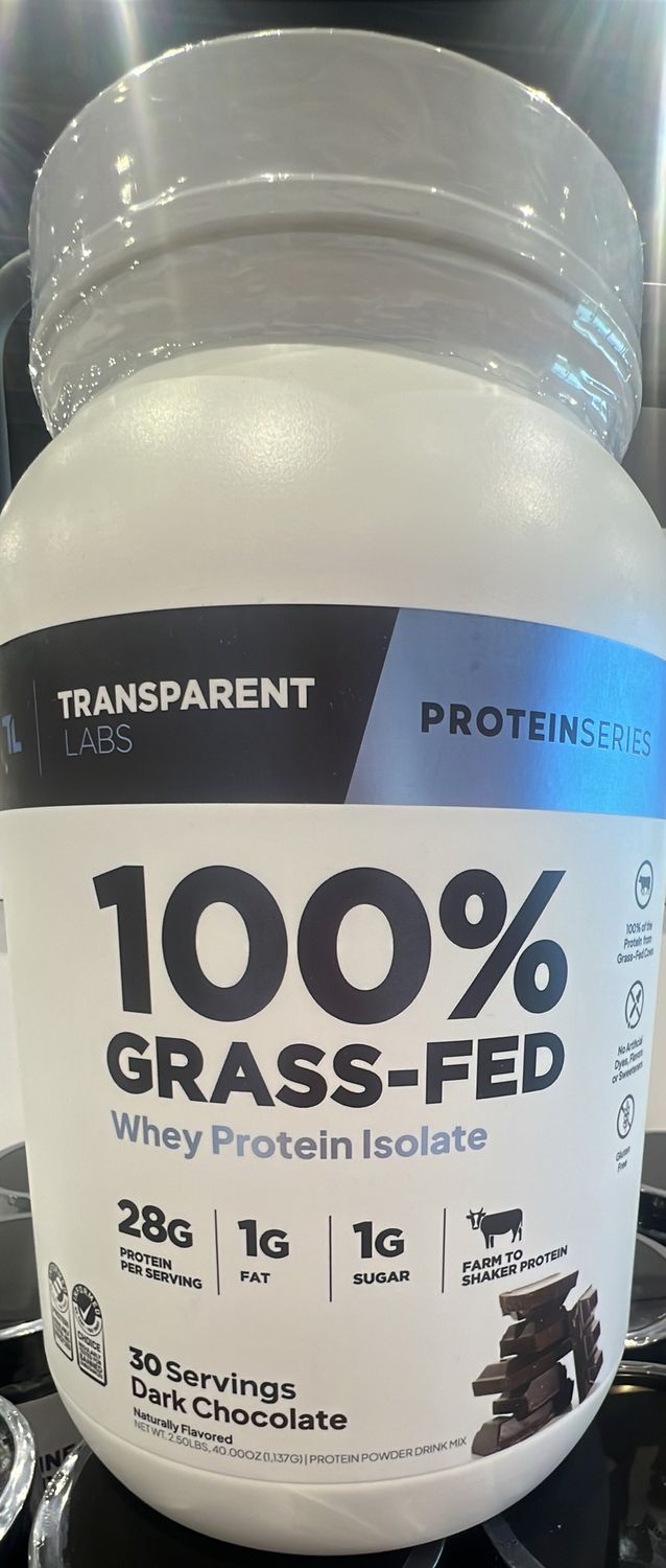 Transparent labs dark chocolate protein powder