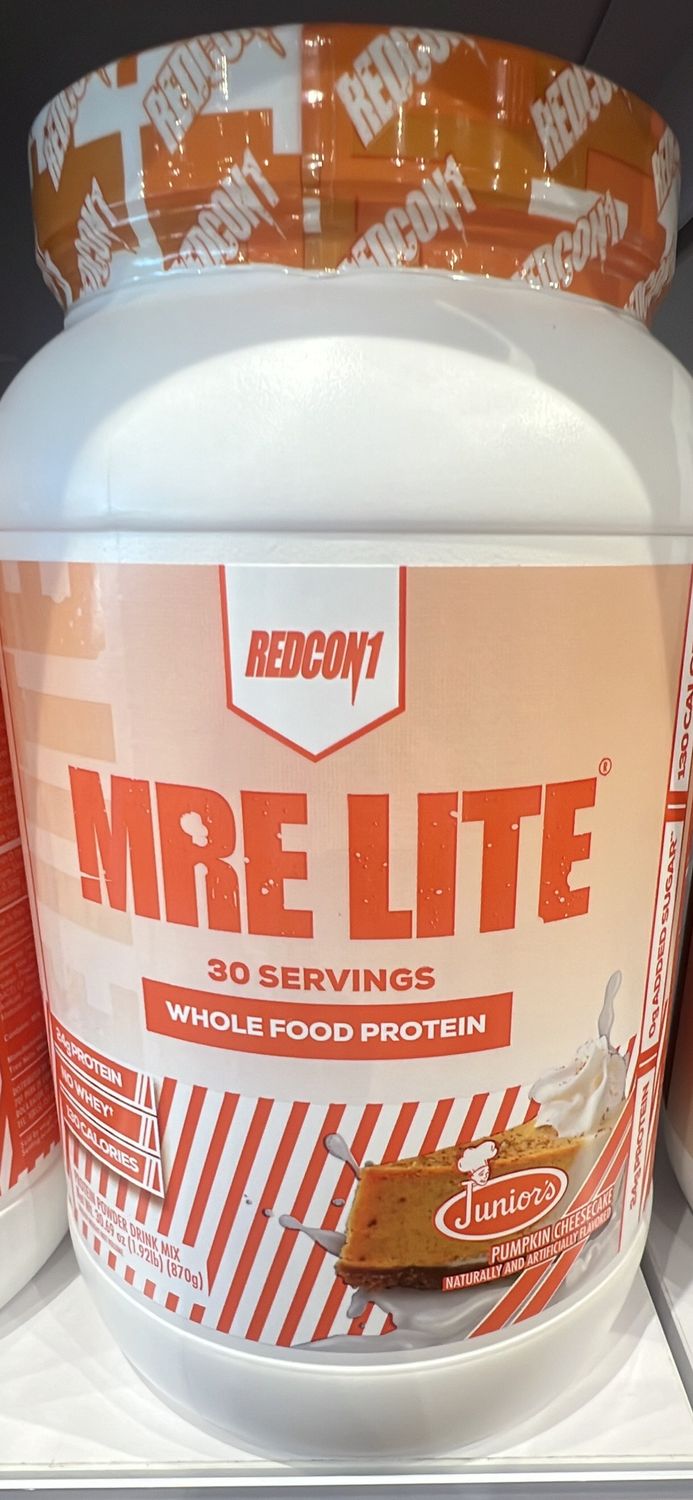Redcon1 MRE lite pumpkin cheesecake protein