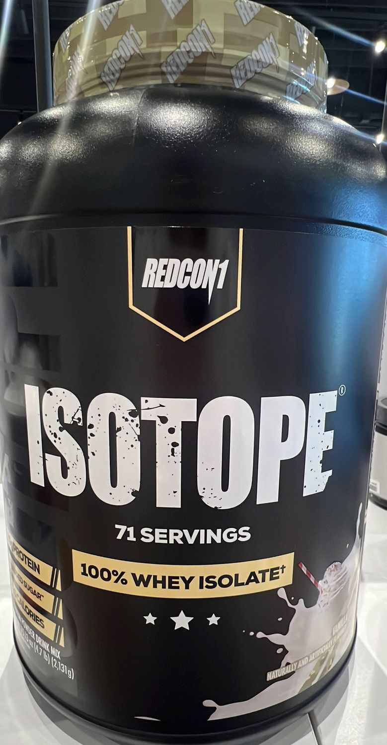 Redcon1 isotope vanilla protein 71 servings 