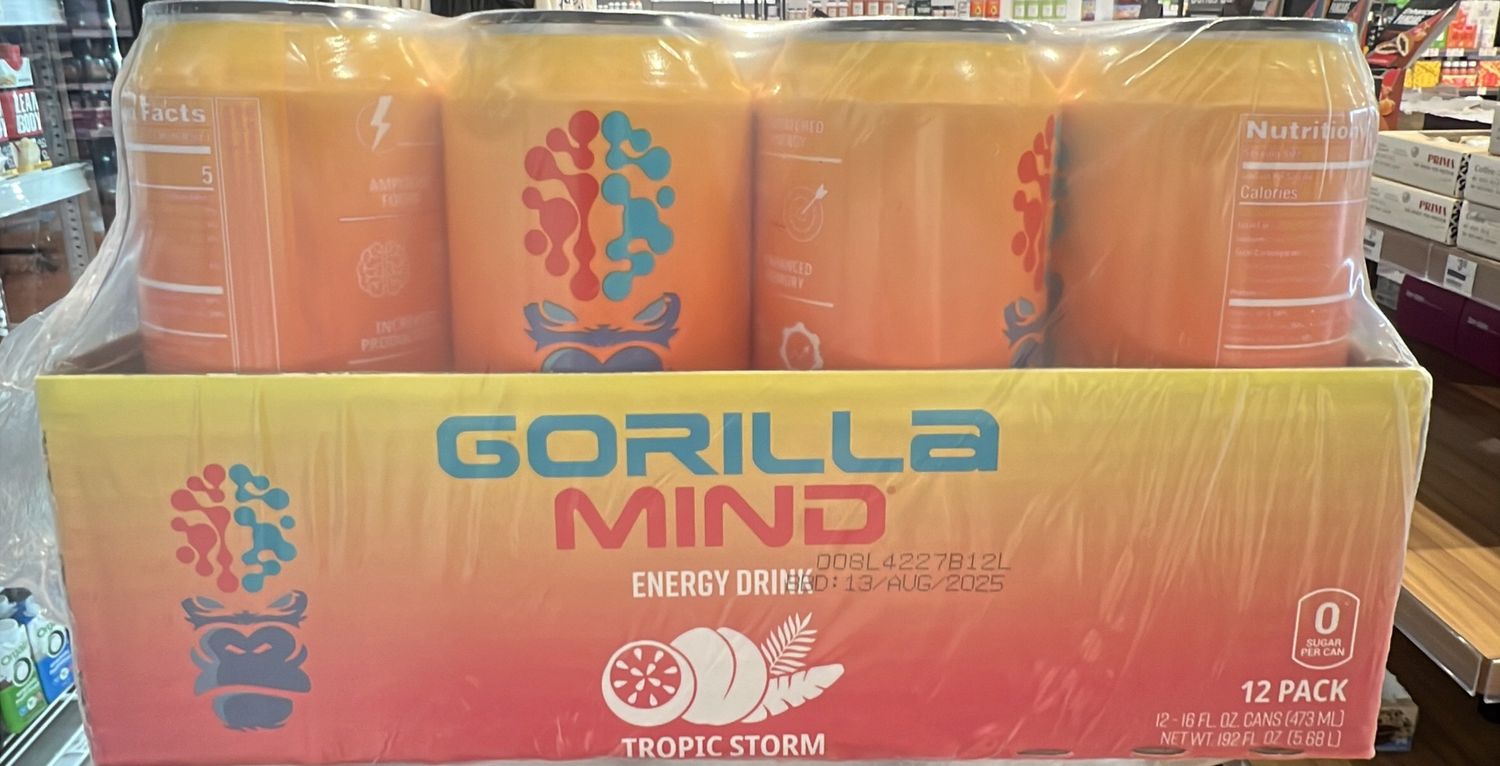 Gorilla mind tropic storm energy case