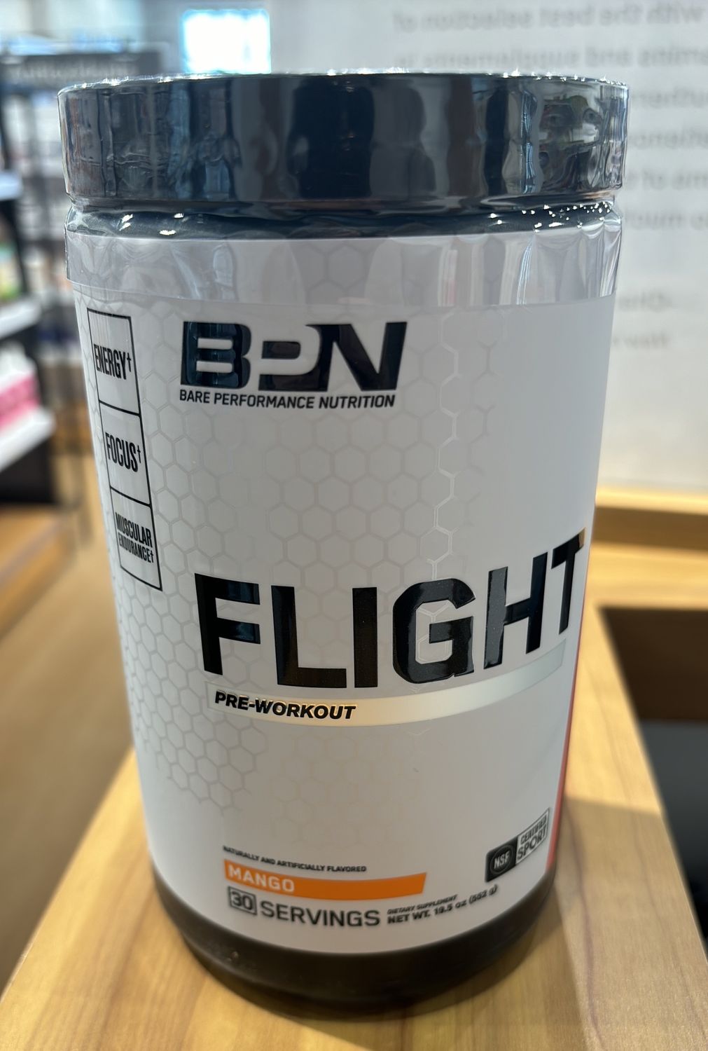 BPN Flight Pre Workout Mango
