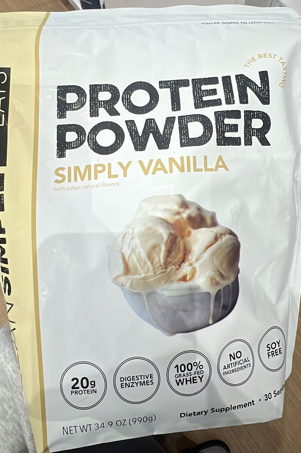 Clean Simple Eats vanilla protein 