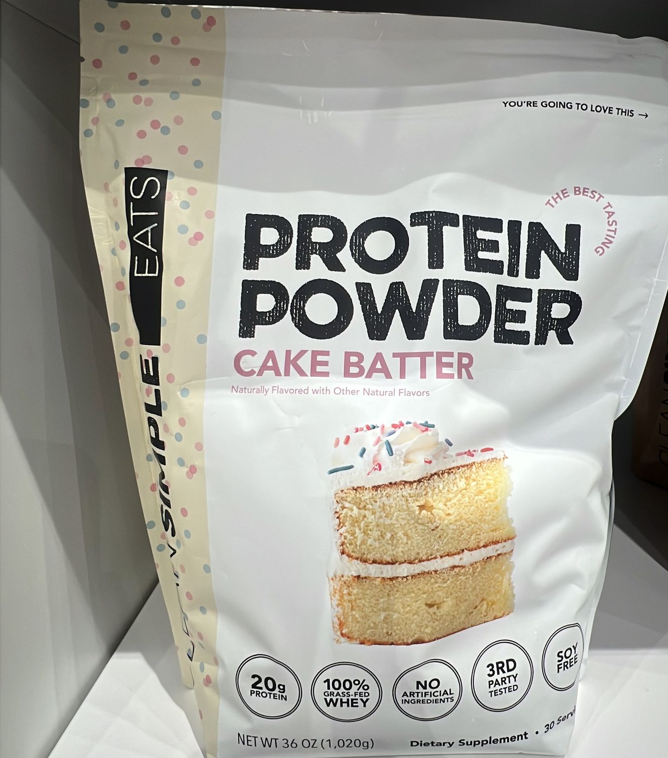 Clean Simple Eats cake batter protein