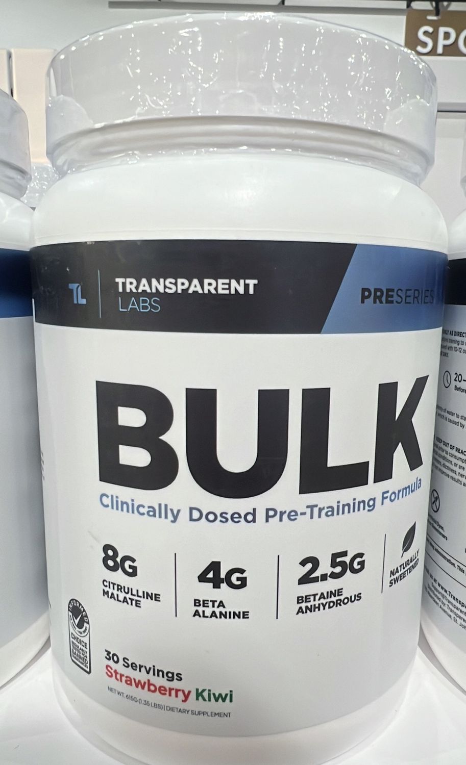 Transparent Labs Bulk Kiwi Strawberry