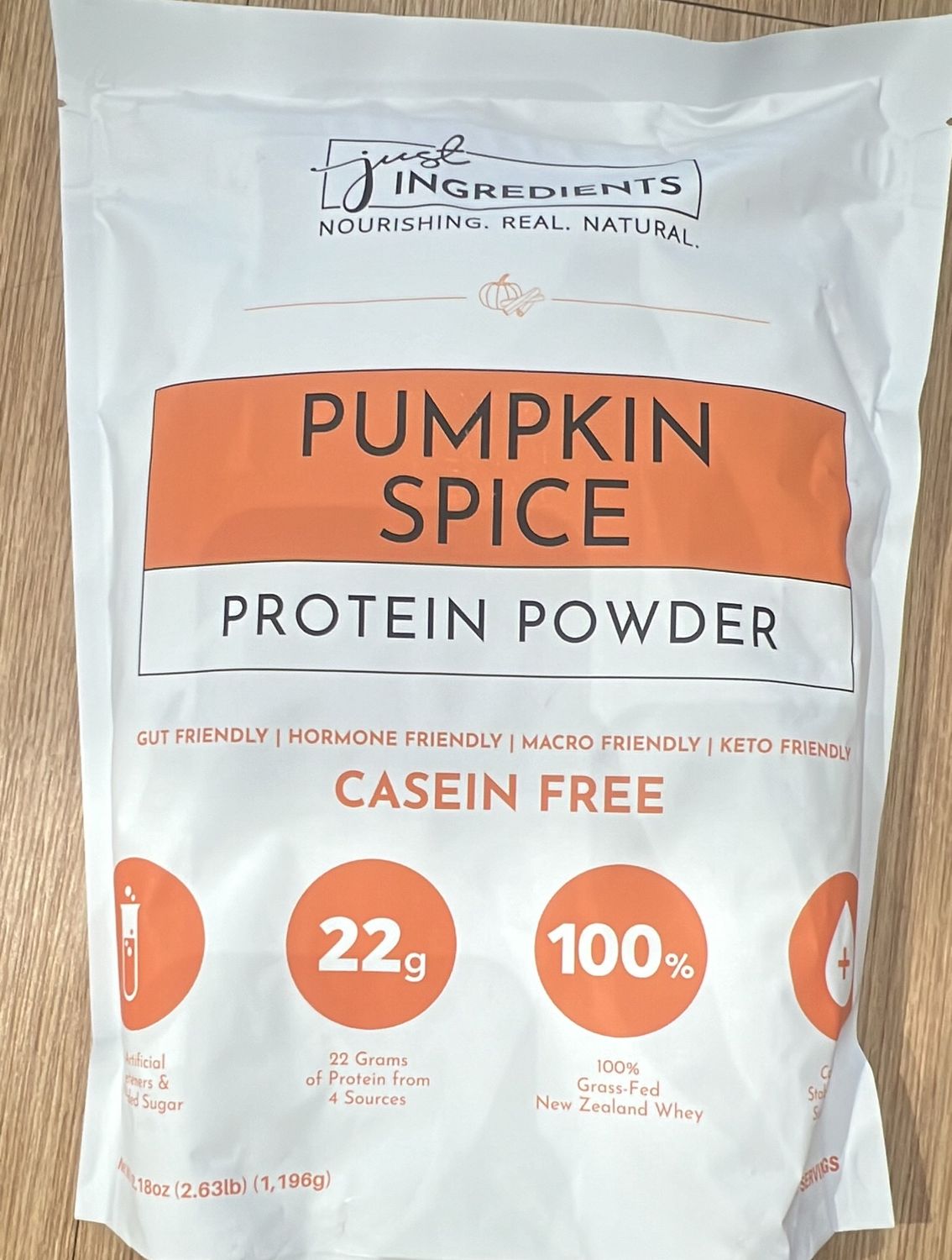 Just ingredients pumpkin spice protein