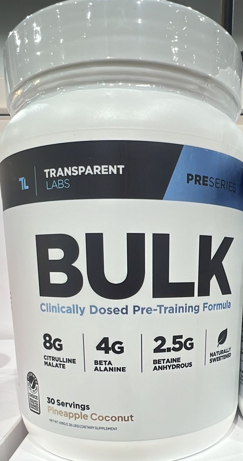 Transparent Labs Bulk Pineapple Coconut