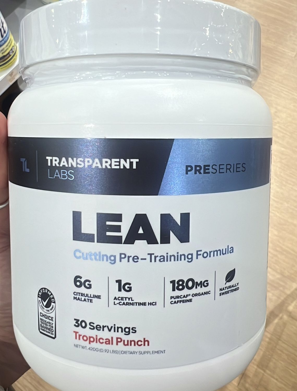 Transparent Labs Lean Tropical Punch