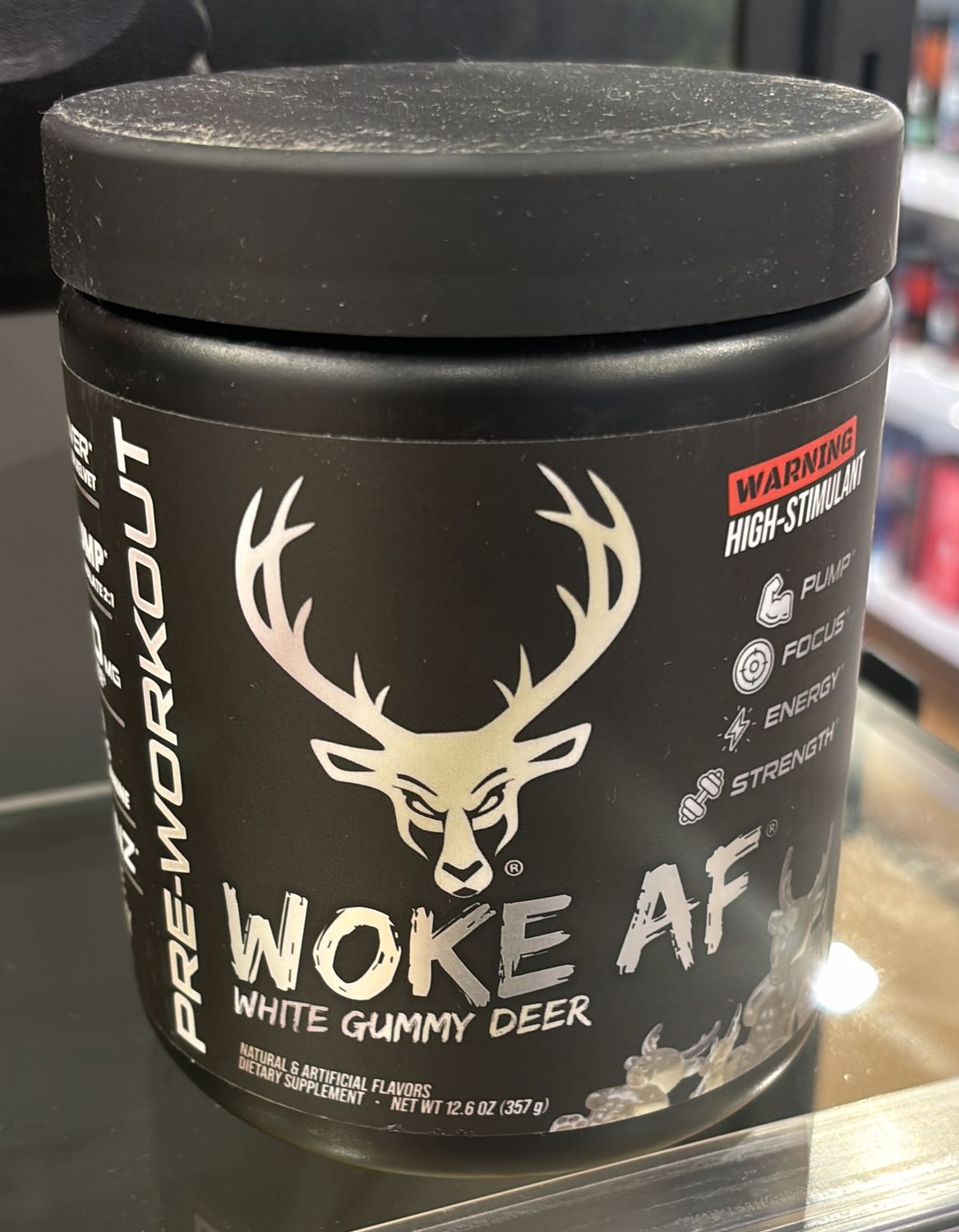 Bucked Up Woke AF White Gummy Deer