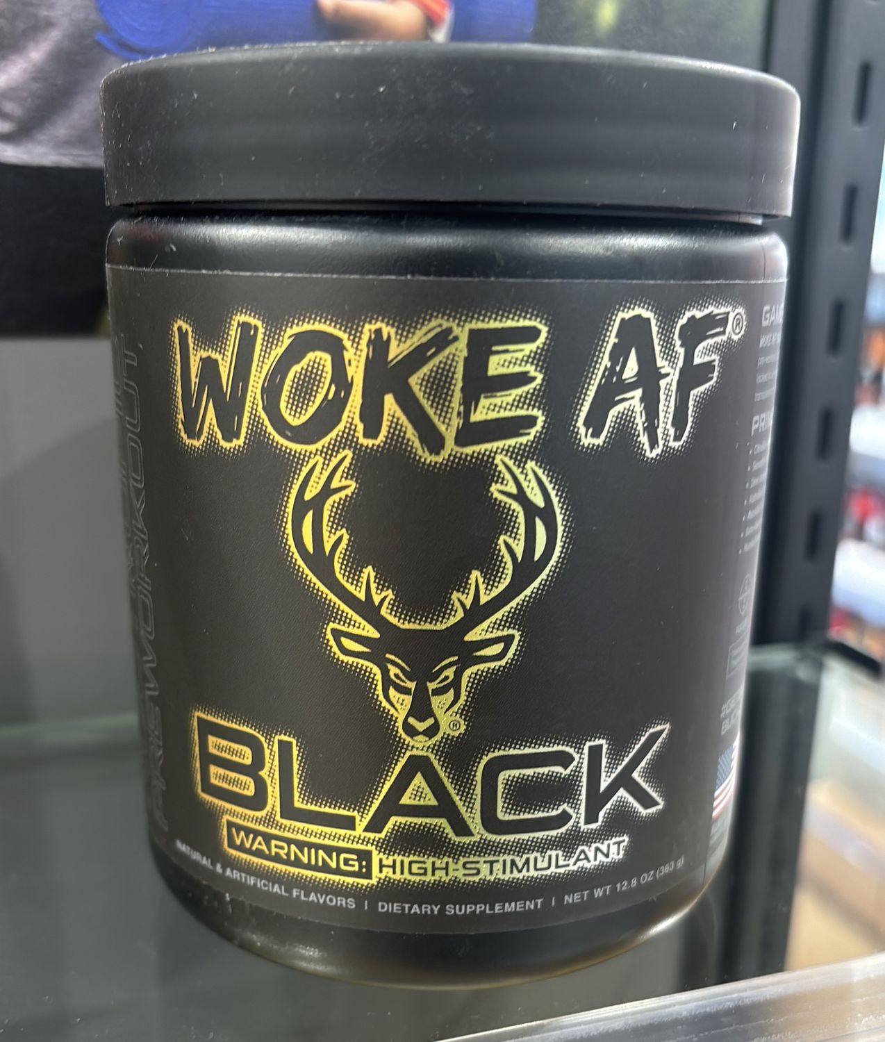 Bucked Up Woke AF Black Swole Whip