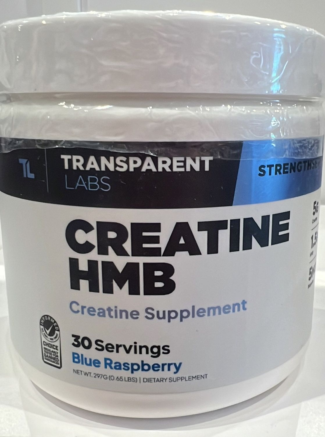 Transparent Labs Creatine HMB Blue Raspberry