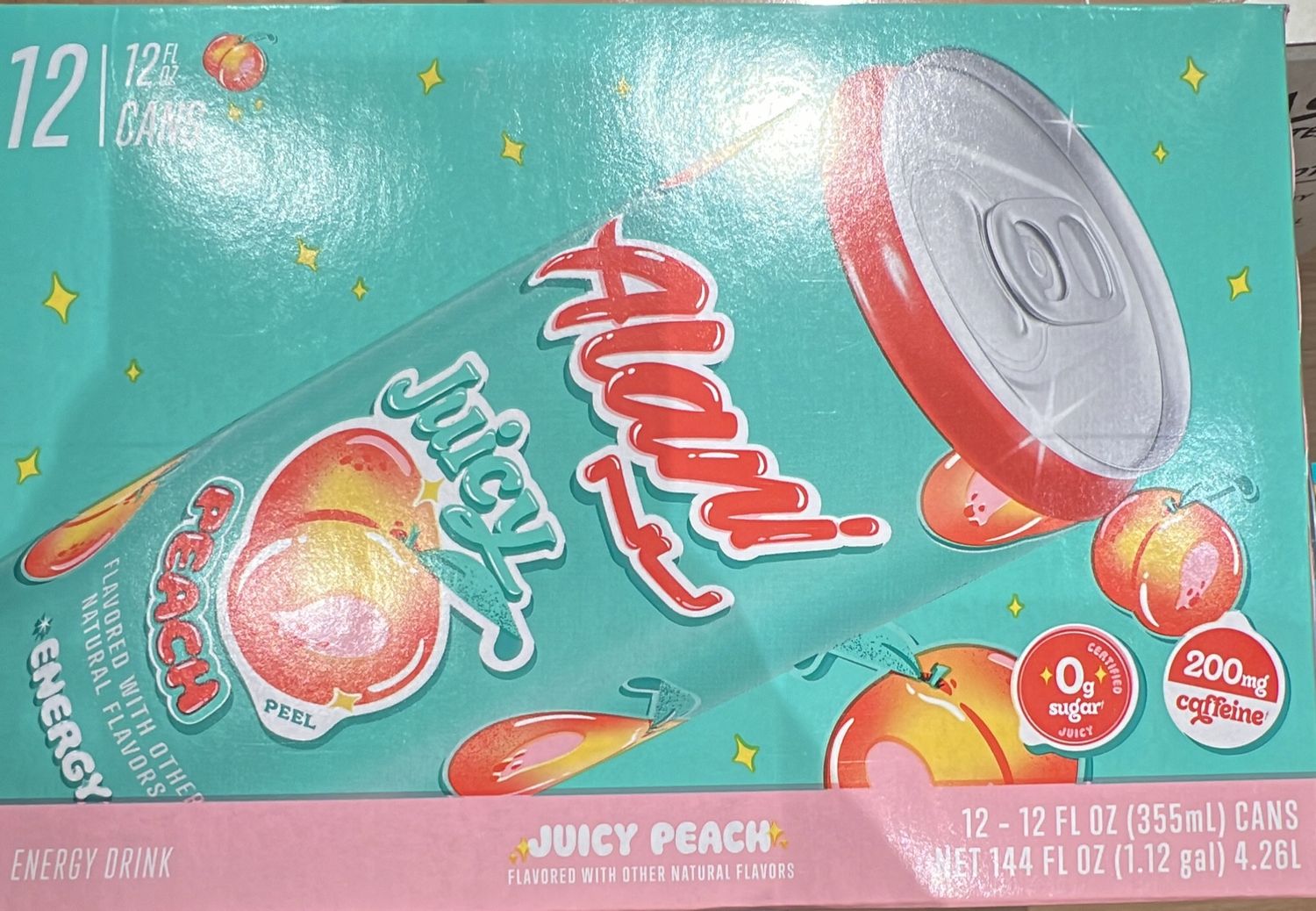 Alani Nu Juicy Peach energy case
