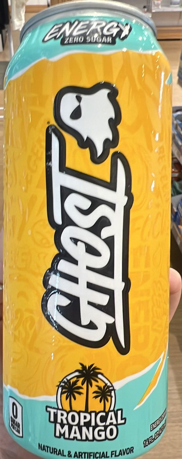 Ghost energy tropical mango single