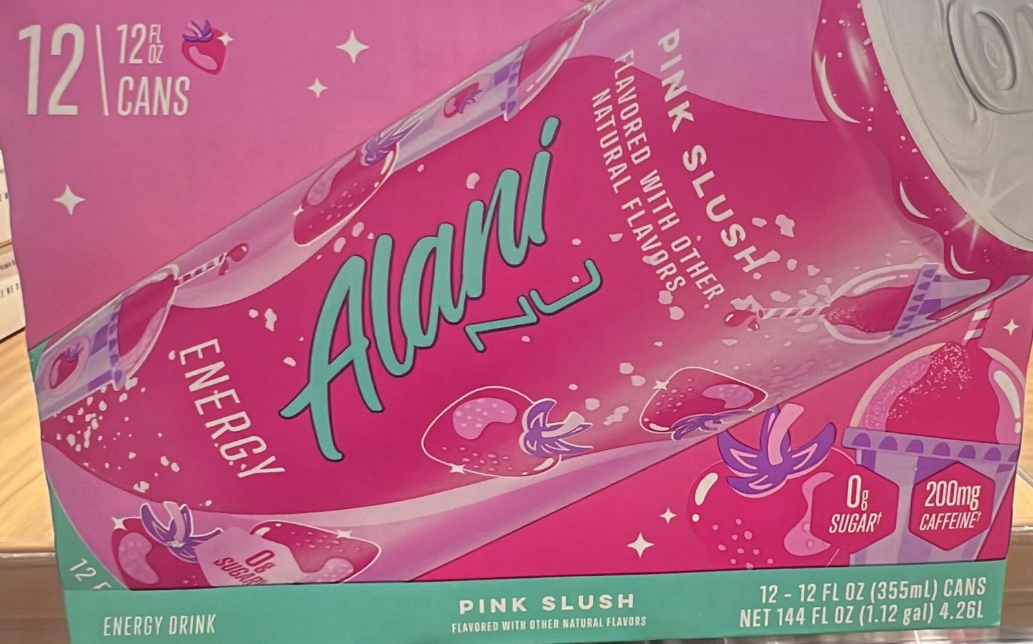 Alani Nu Pink Slush energy case