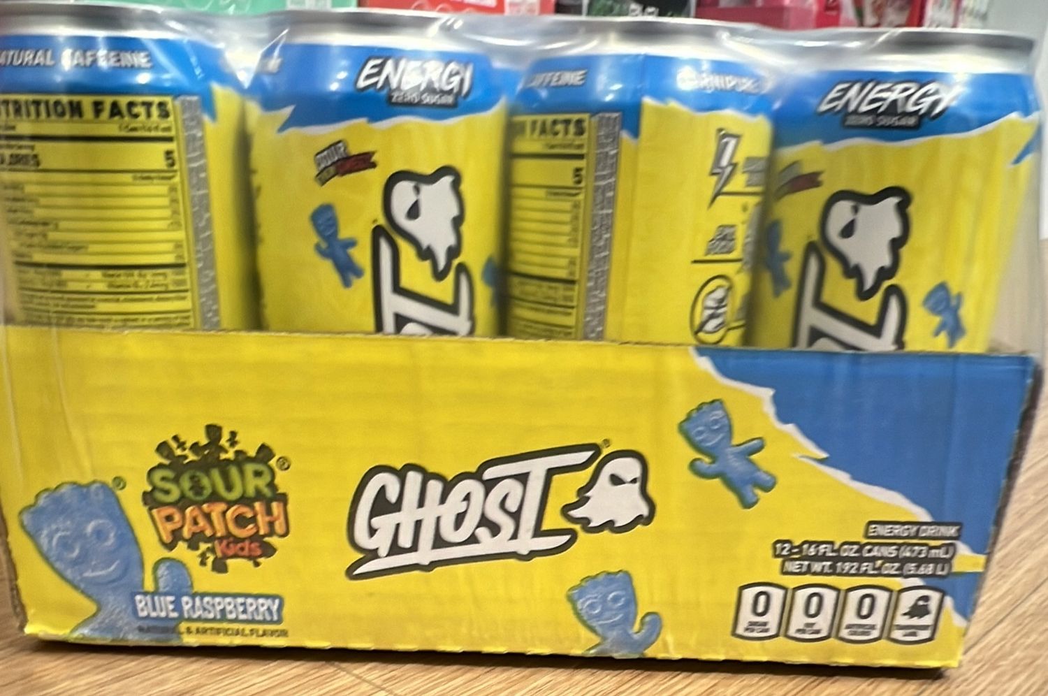 Ghost Energy Blue Raspberry case