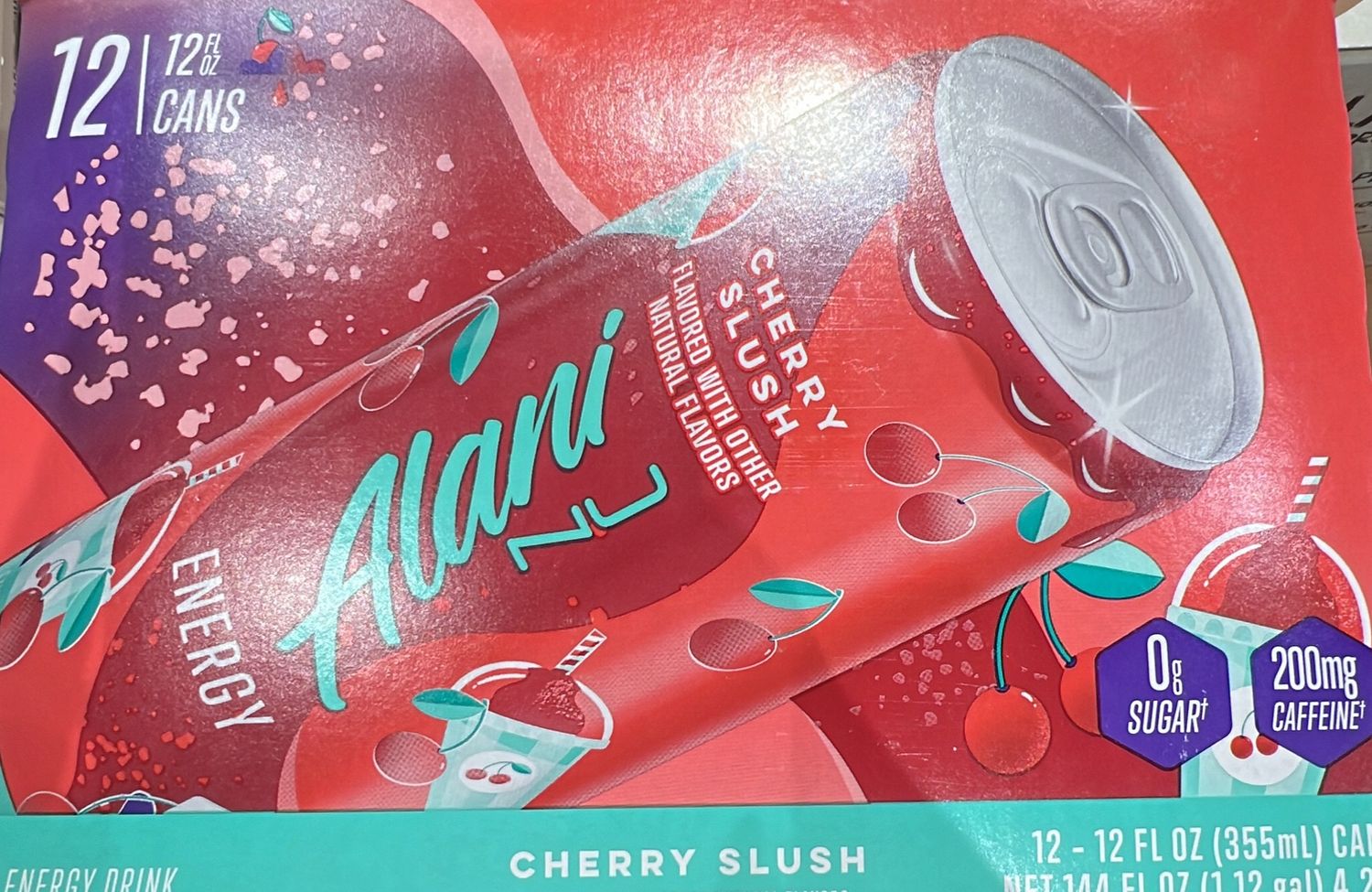 Alani Nu Cherry slush energy case