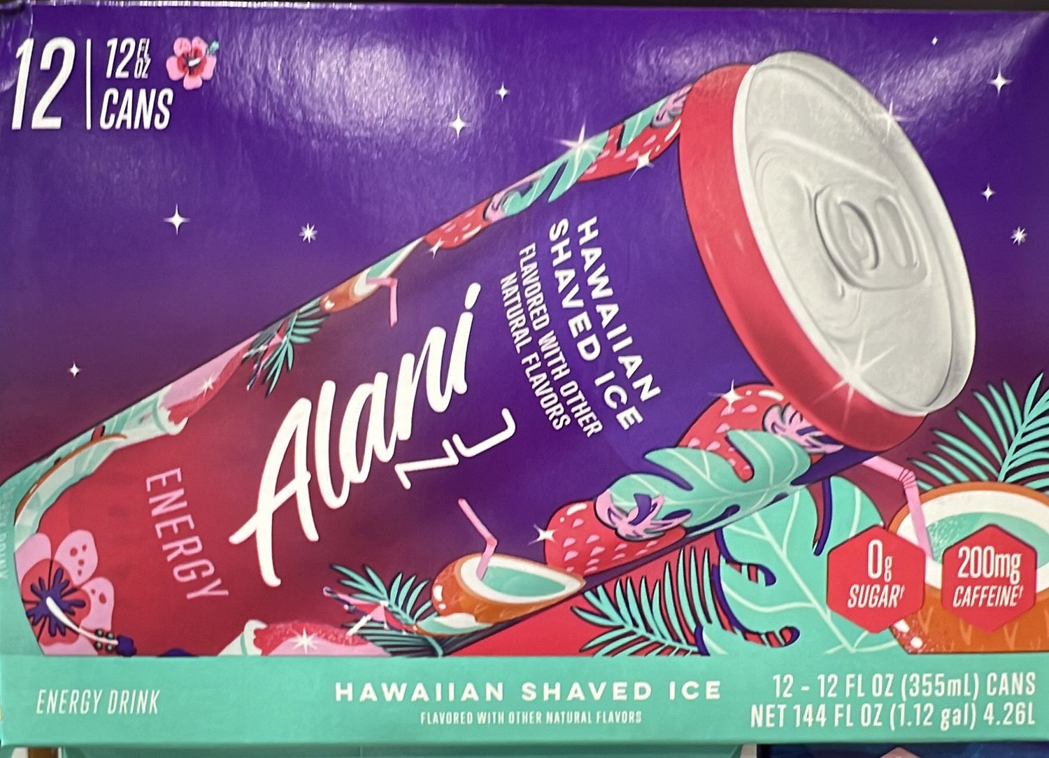 Alani Nu energy Hawaiian Shaved Ice case
