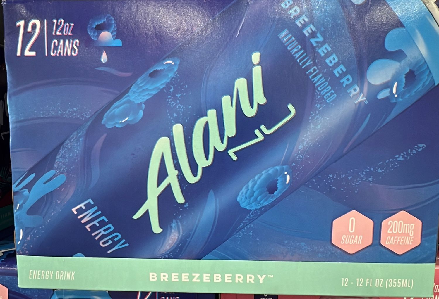 Alani Nu energy Breezeberry case