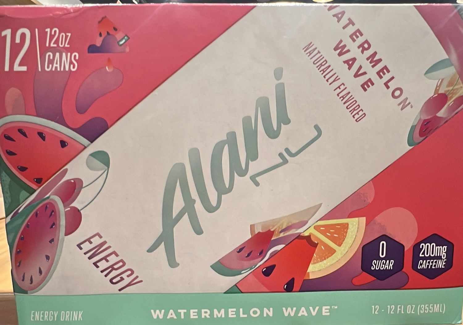 Alani Nu Watermelon Wave energy case