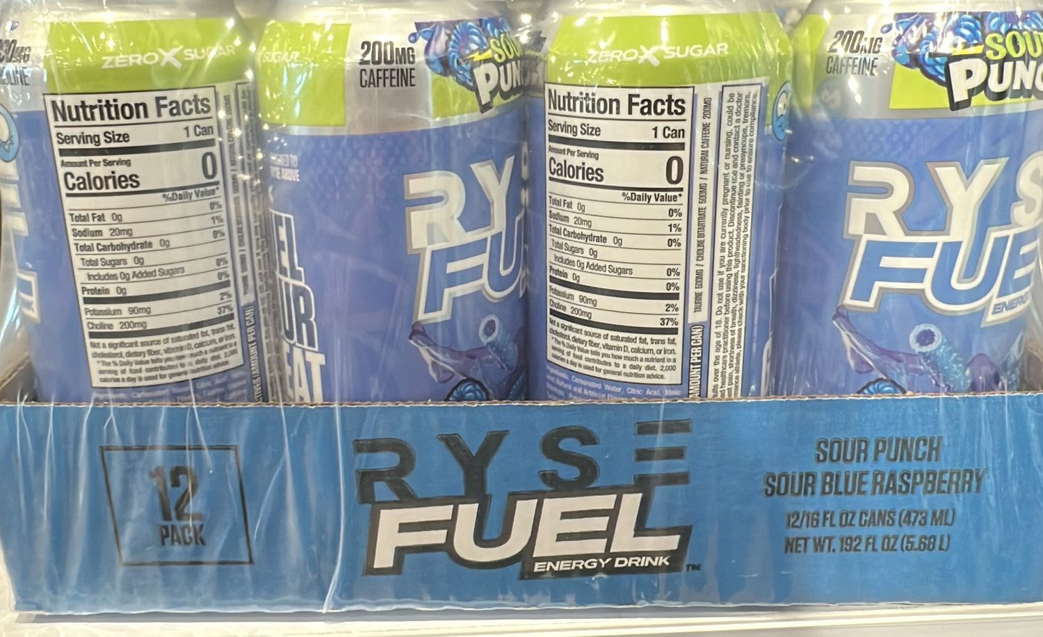 Rude fuel blue sour punch case 