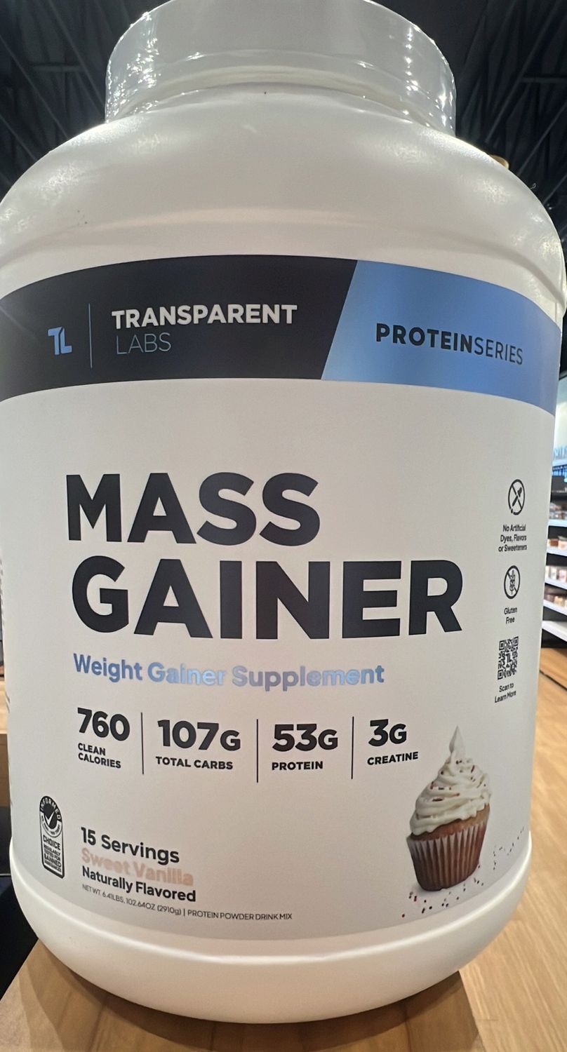 Transparent Labs Mass Gainer Sweet Vanilla