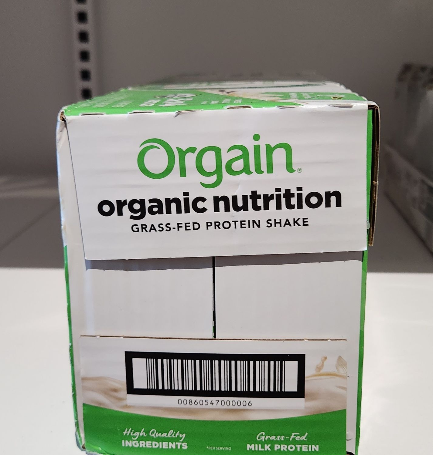 Organic Nutrition Sweet Vanilla Bean Case