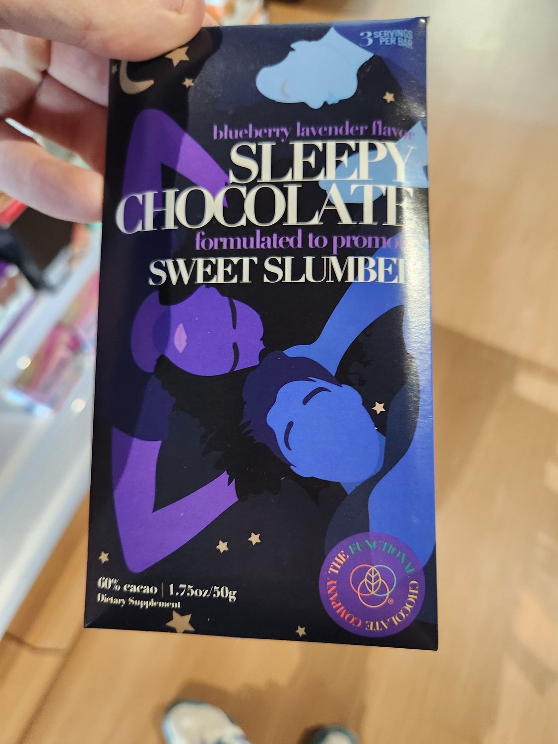 Functional chocolate sleepy chocolate single