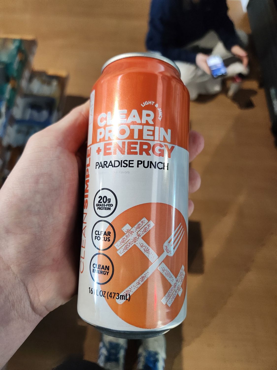 Clean simple eats clear Protein Paradise Punch single
