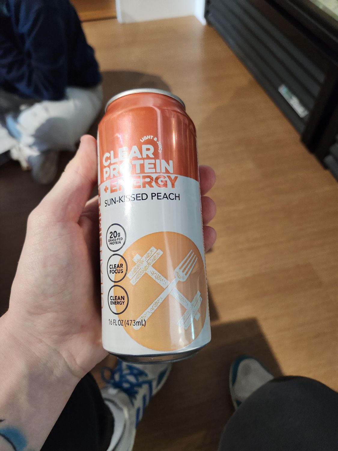 Clean simple eats clear Protein sun-kissed Peach single