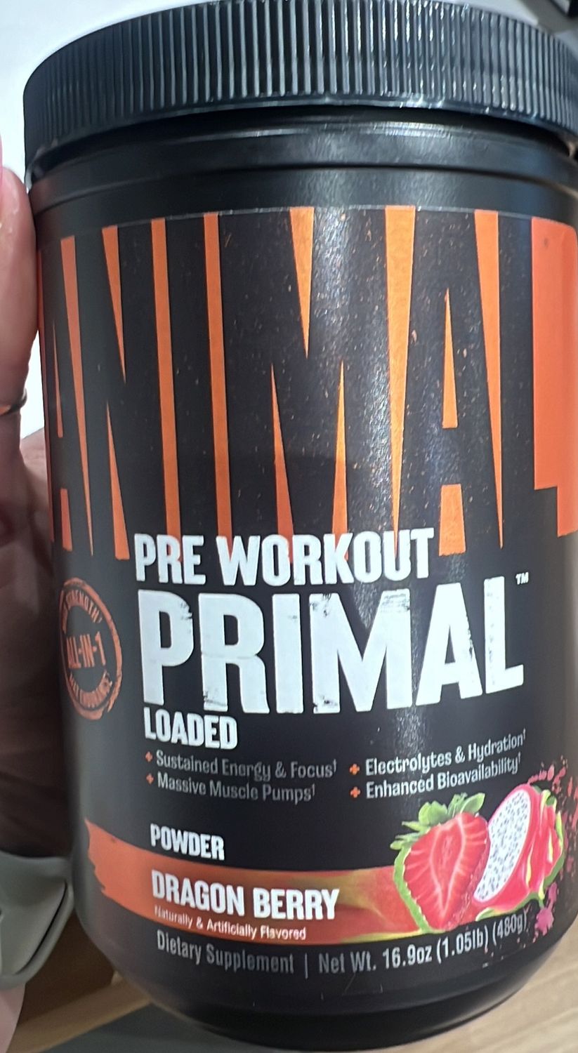 animal primal pre workout dragon berry 