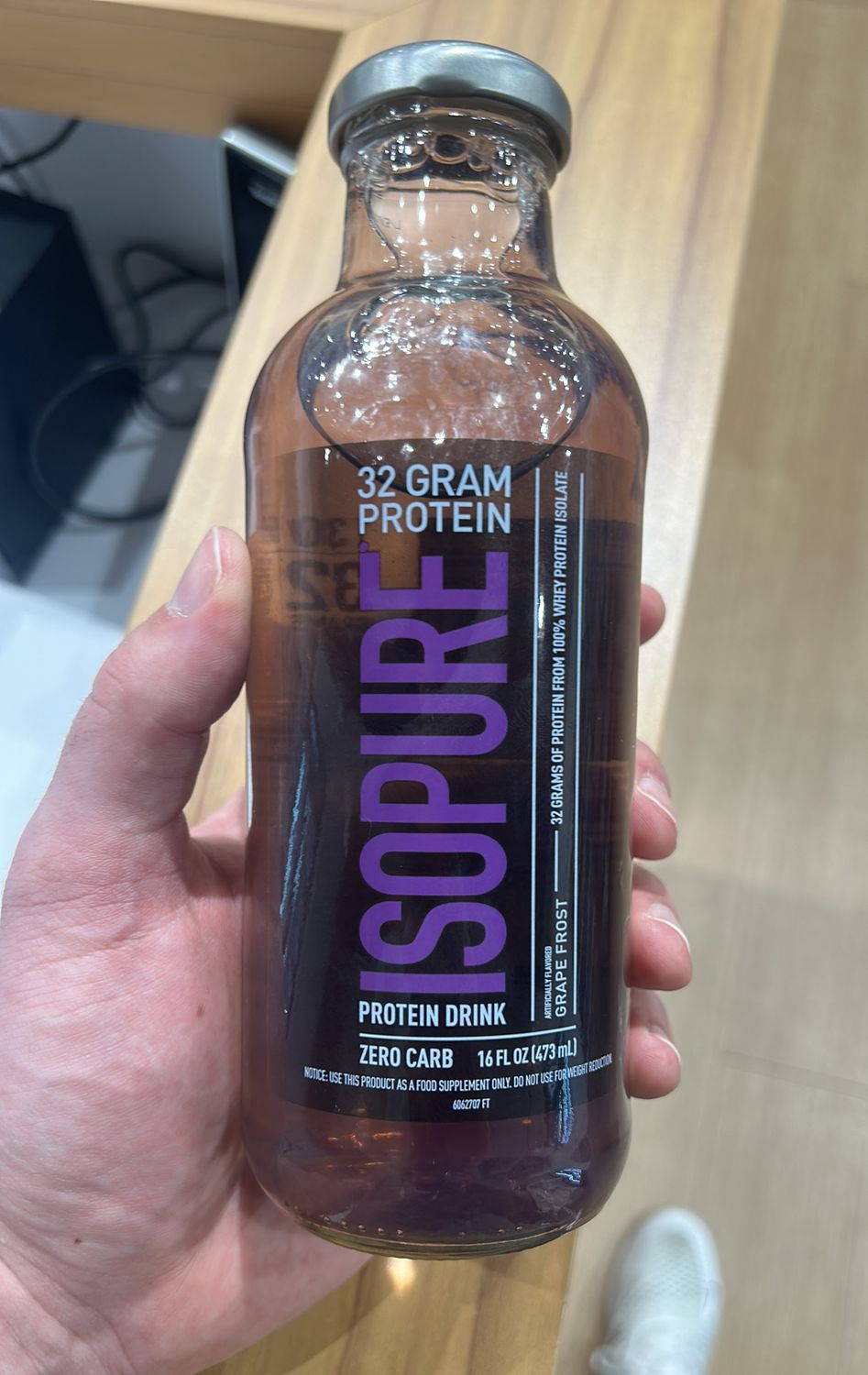 isopure grape frost