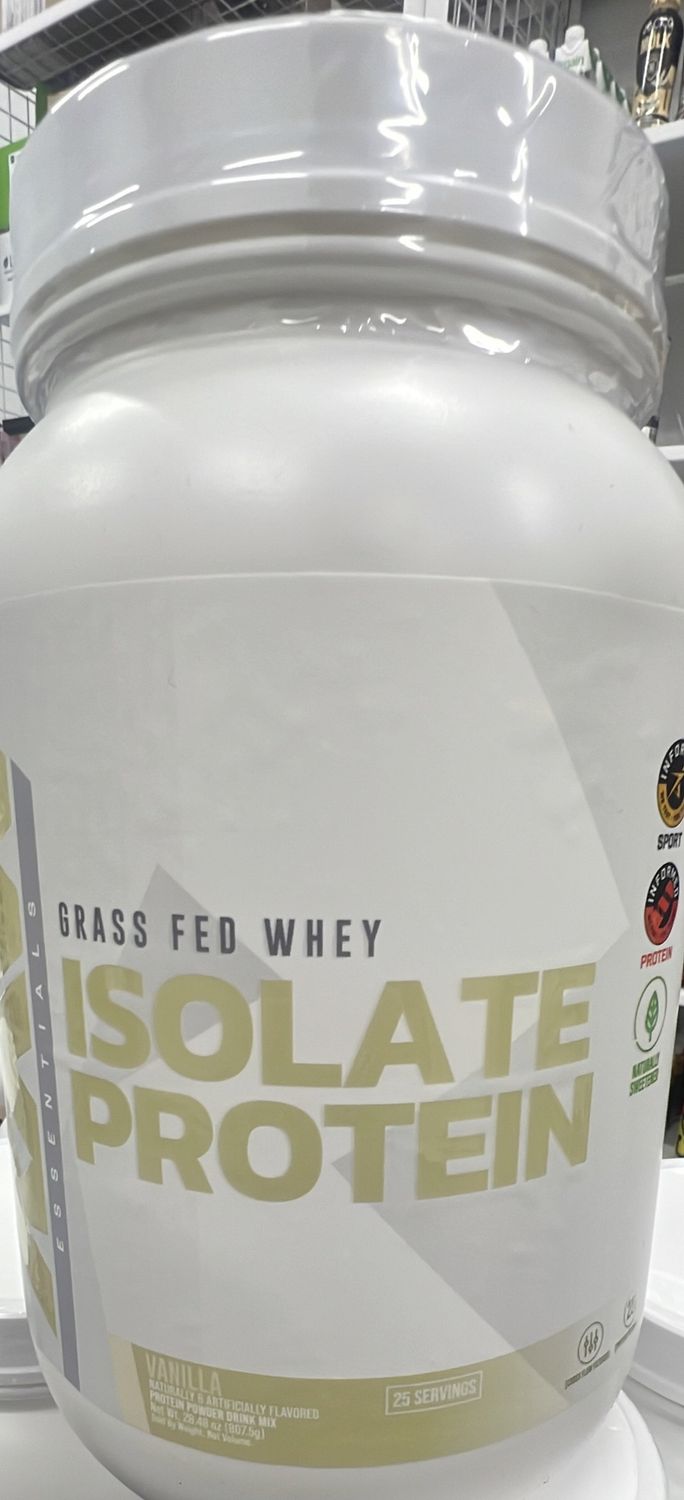 raw isolate vanilla protein powder
