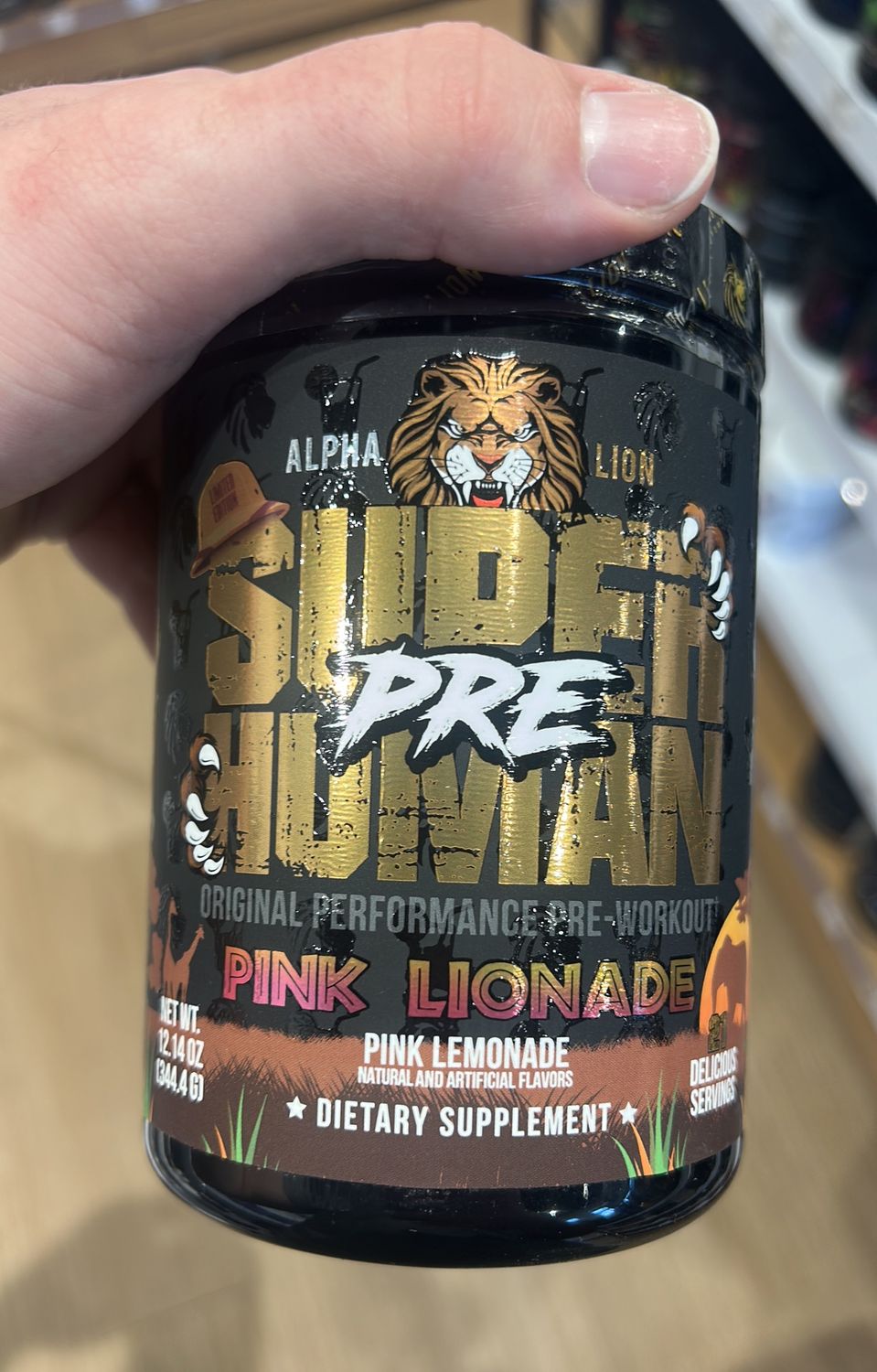 alpha lion pre-workout (pink lemonade)