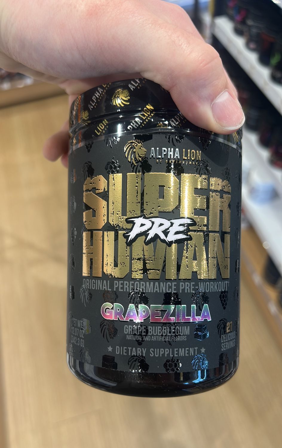 alpha lion pre-workout (grapezilla)