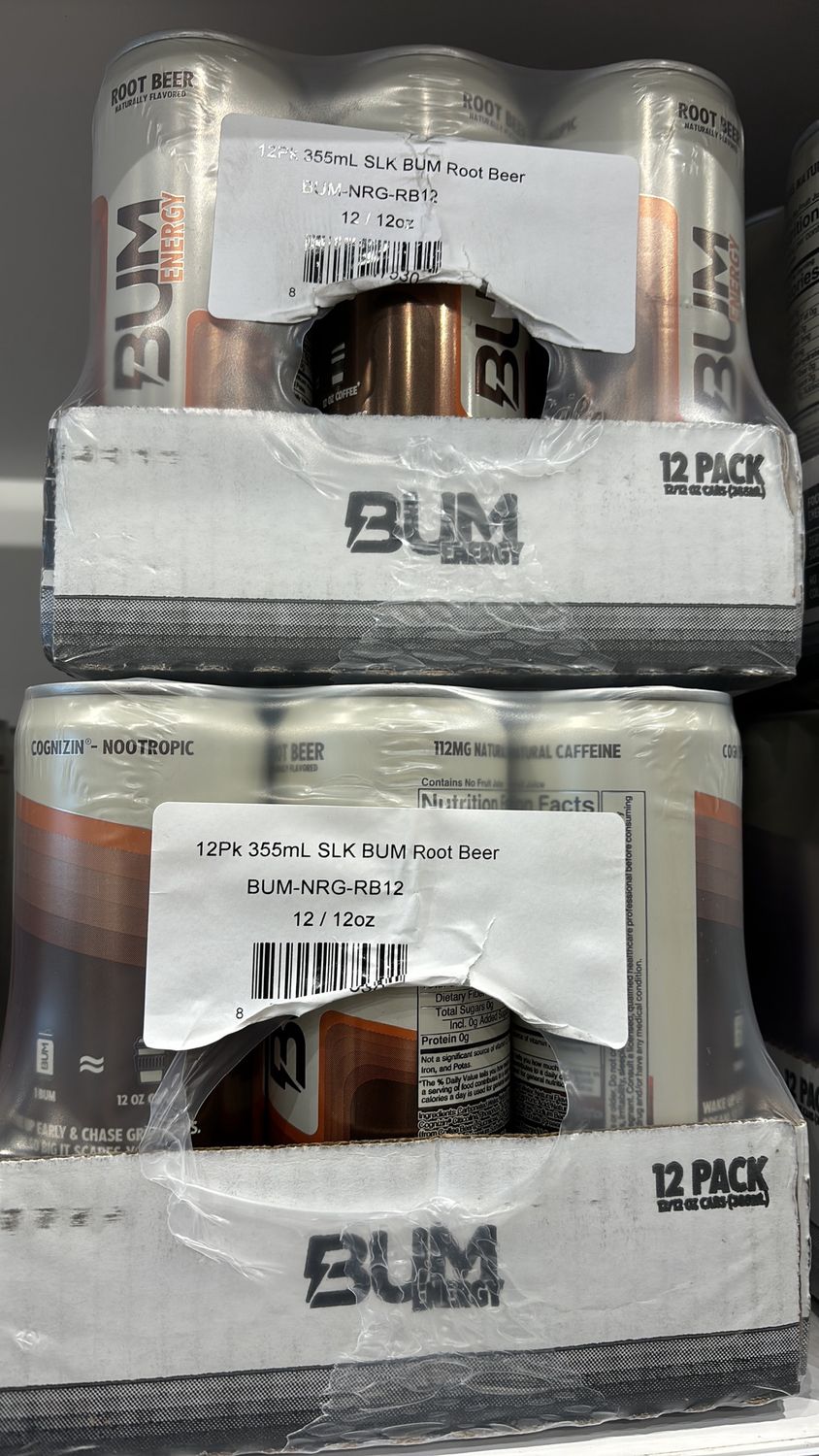 bum energy case root beer
