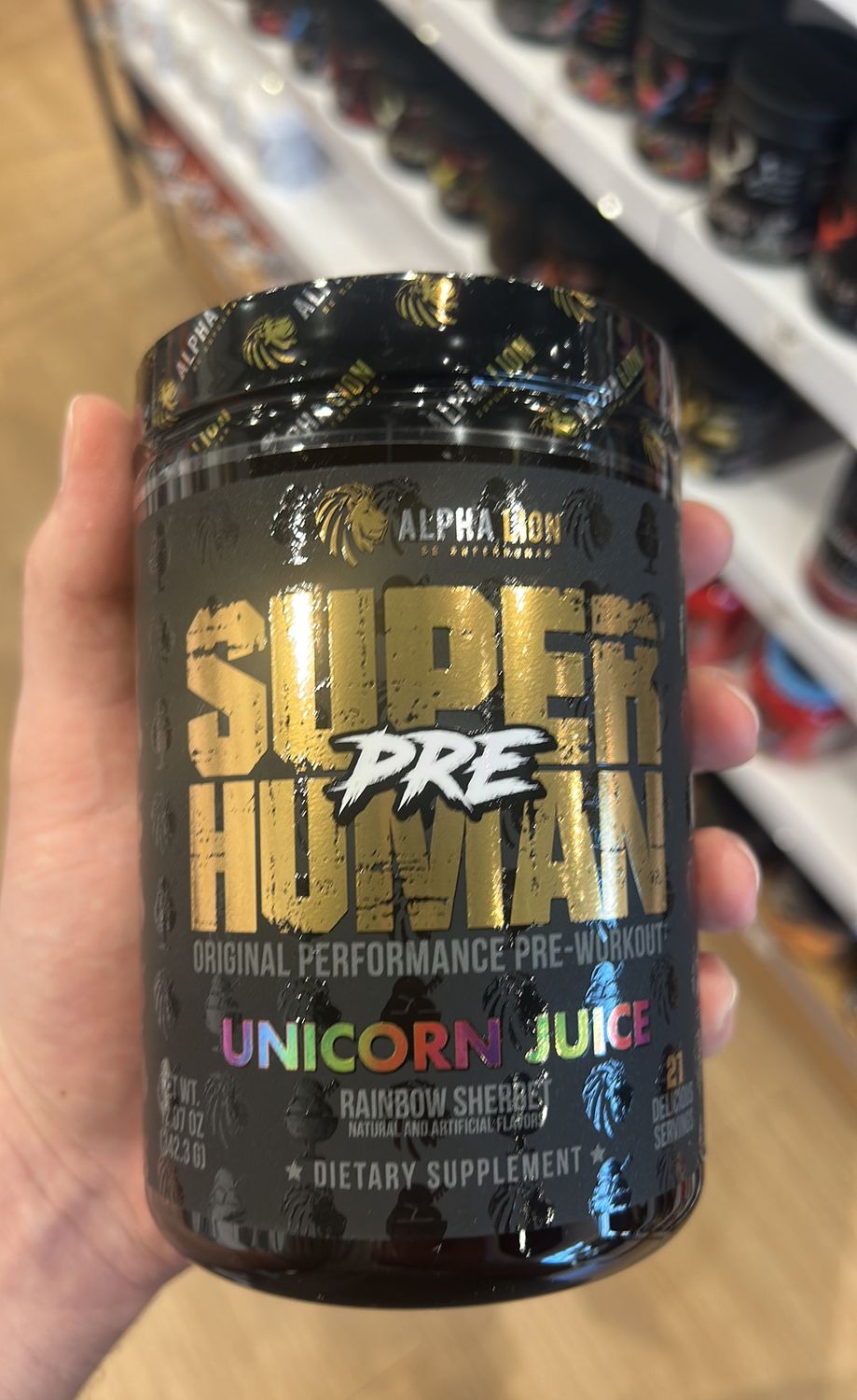 alpha lion pre-workout (unicorn juice)