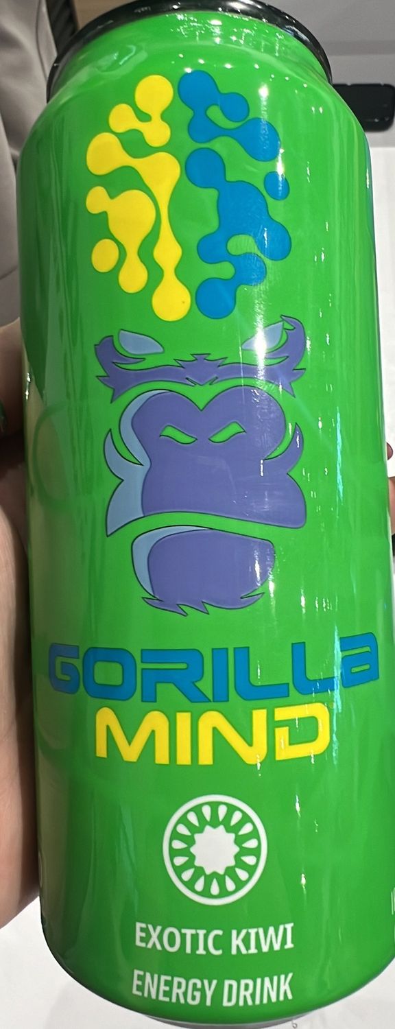 gorilla mind exotic kiwi energy drink