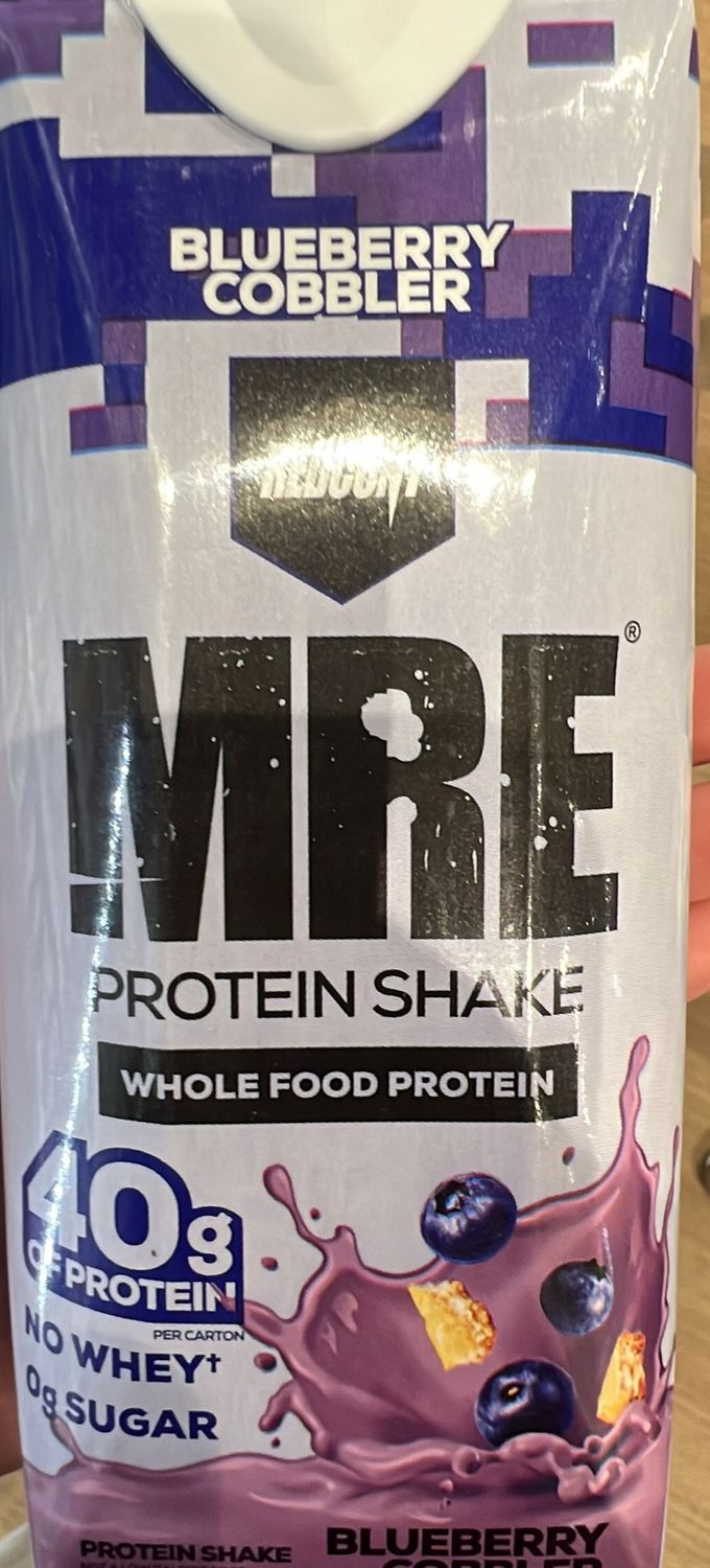 MRE rtd blueberry cobbler protein shake