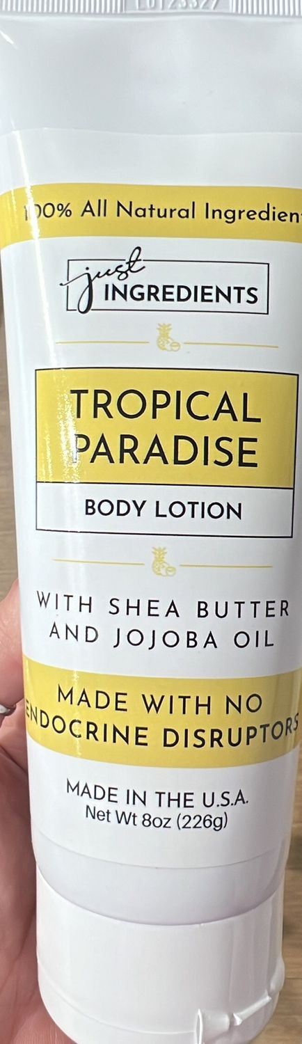 tropical paradise body lotion