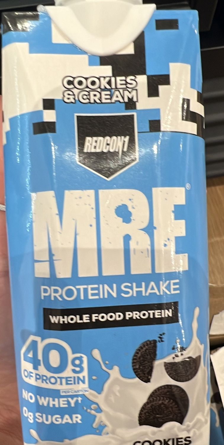 MRE rtd cookies &amp; cream protein shake 